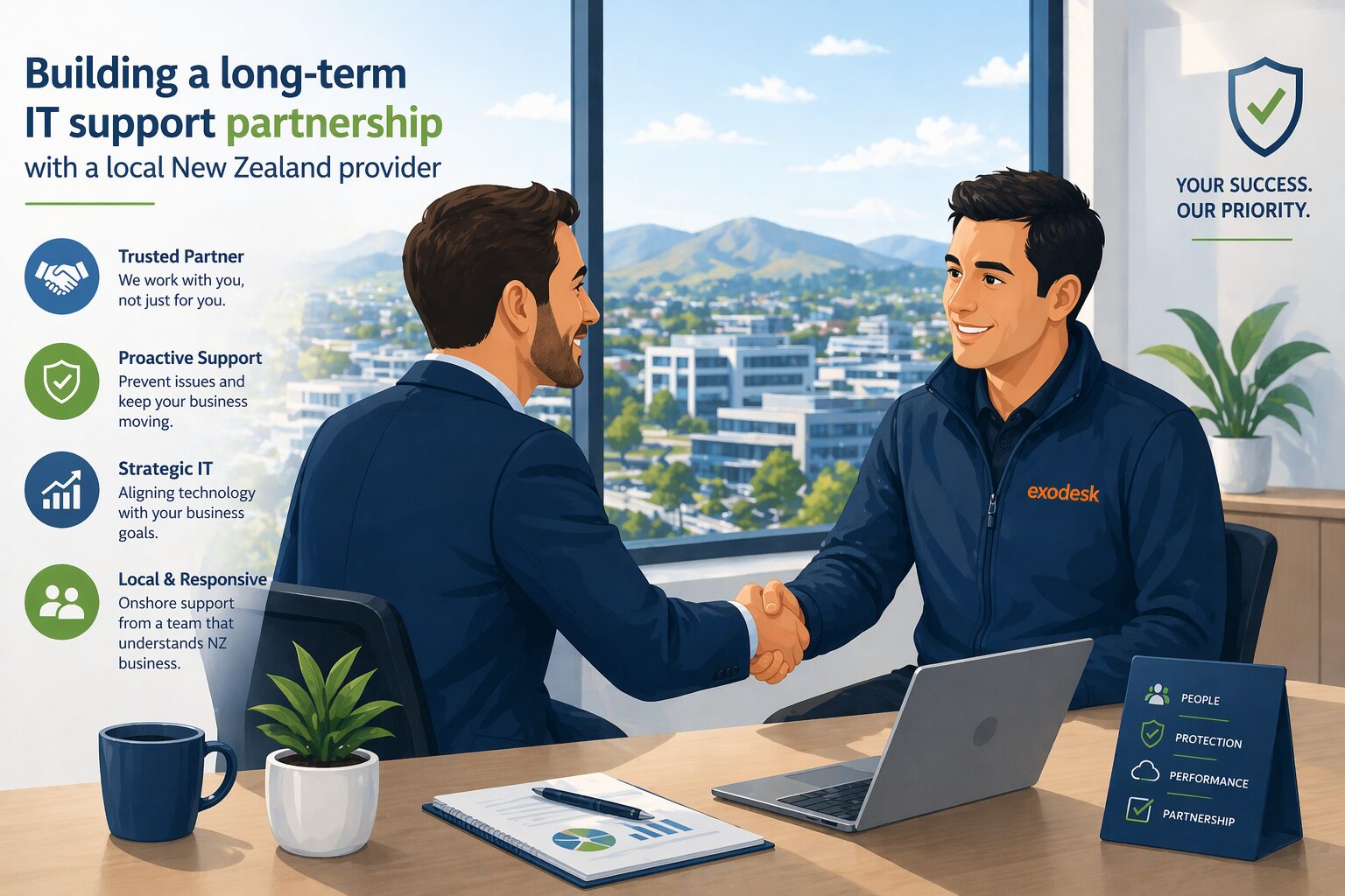 Building a long-term IT support partnership with a local New Zealand provider
