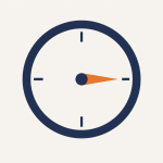 Cyber security leadership banner showing a compass with a settled needle pointing one way