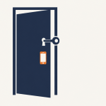 A door that needs a password and a phone to open, beside a password on its own that opens nothing